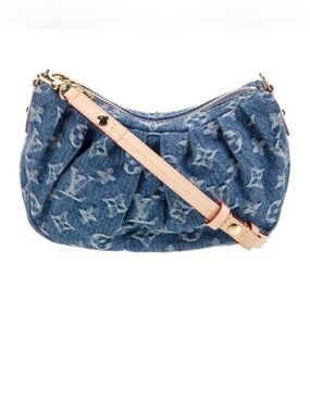 Louis Vuitton Pochette Valley Monogram Denim Crossbody